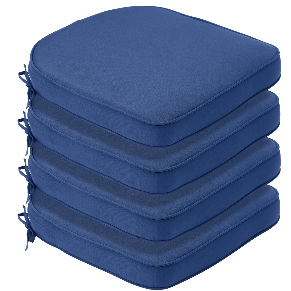 Aoodor Outdoor Chair Cushion Soft and Fade-resistant Polyester Set of 4 - 21''x21''