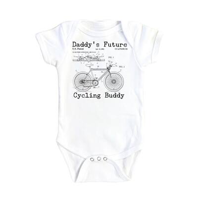 Bicycle Patent - Baby Boy Girl Clothes Infant Bodysuit Funny Cute Newborn