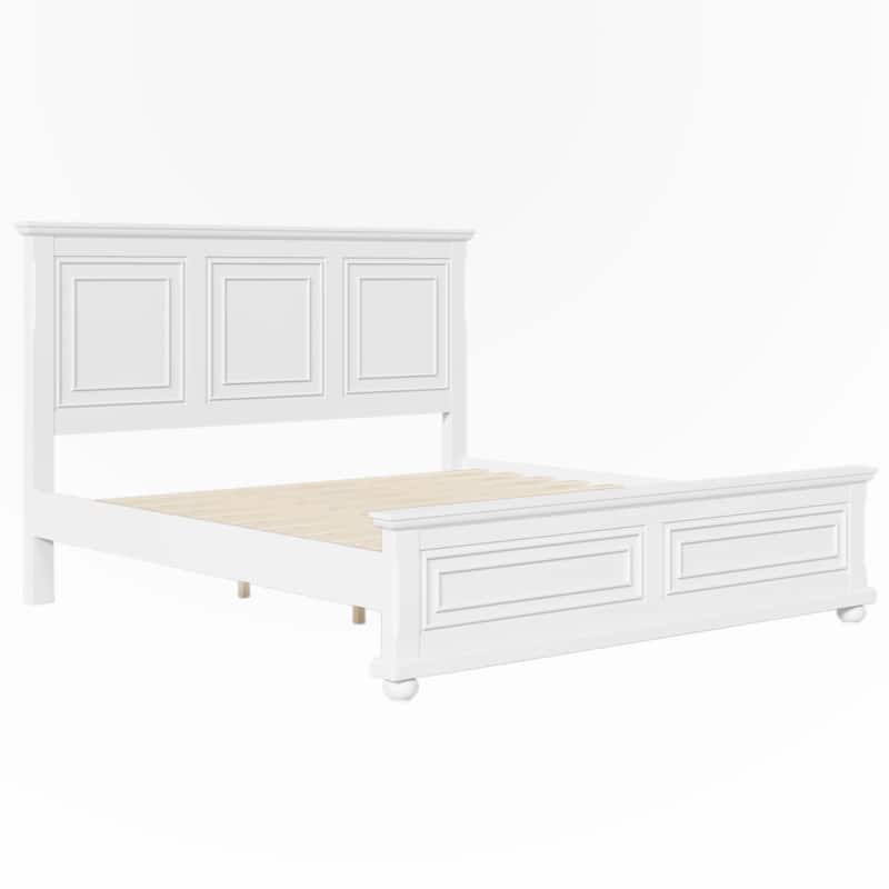 Traditional Town and Country Style Pinewood Vintage Bed