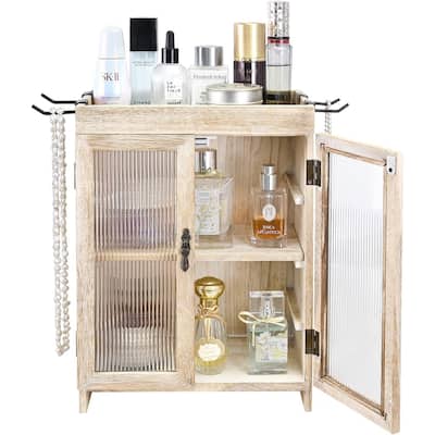 Wooden Countertop Storage Cabinet - S