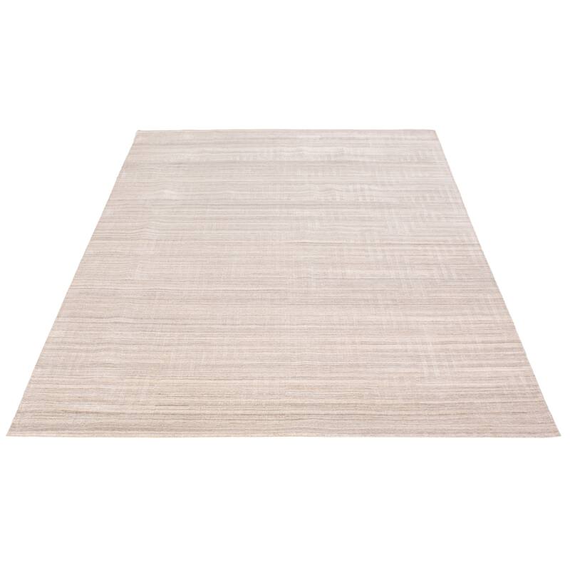 ECARPETGALLERY Hand Loomed Kashkuli Gabbeh Grey Wool Rug - 7'8 x 10'0