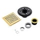 preview thumbnail 24 of 22, Luxier FD01 6 in. x 6 in. Stainless Steel Square Shower Floor Drain