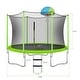 preview thumbnail 7 of 5, Trampolines 10FT Round Trampoline with Enclosure