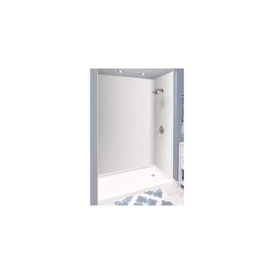Transolid Expressions 32-in X 60-in X 96-in Glue to Wall Shower/Walls - 60" x 32" x 96"