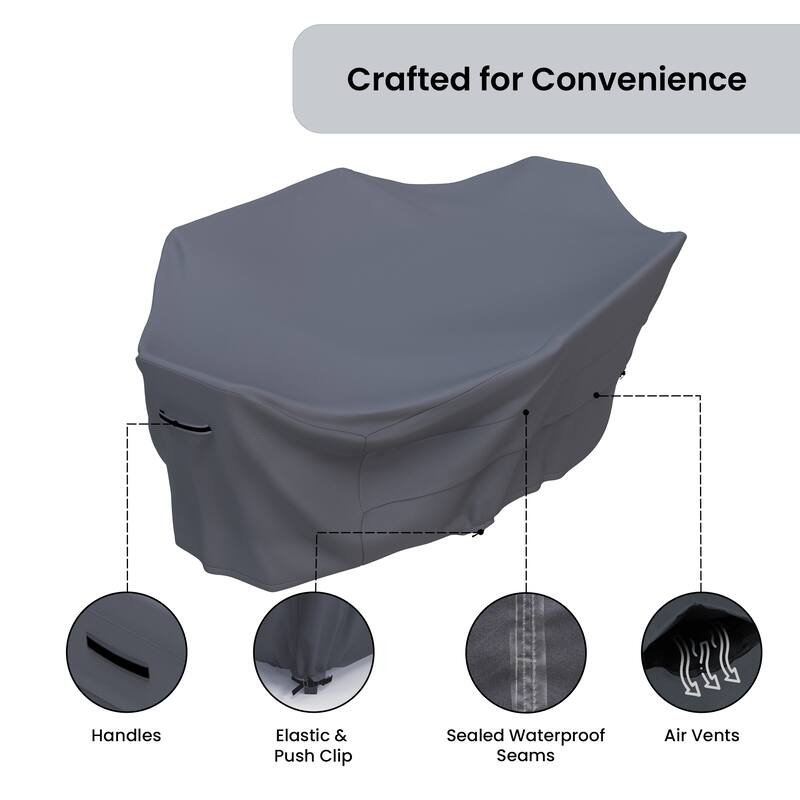 Forever Patio Outdoor Lianna Furniture Cover For 8 piece Dining Set - 34.6 x 117 x 53