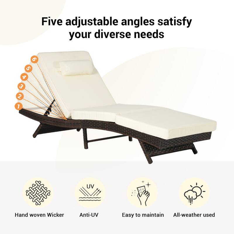 GDFStudio - Ainsley Outdoor Recliner Set for Garden, Patio, and Poolside Lounging