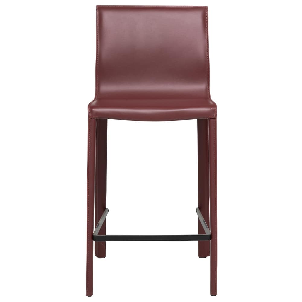 STAN Modern Leather Counter Stool