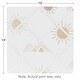 preview thumbnail 3 of 1, Boho Desert Sun Taupe 13in Fabric Memory Photo Bulletin Board Neutral Tan Beige Ivory Gold Bohemian Mountain Geometric Sunshine