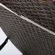 preview thumbnail 155 of 187, Salem Outdoor Wicker Adjustable Chaise Lounge with Cushion by Christopher Knight Home
