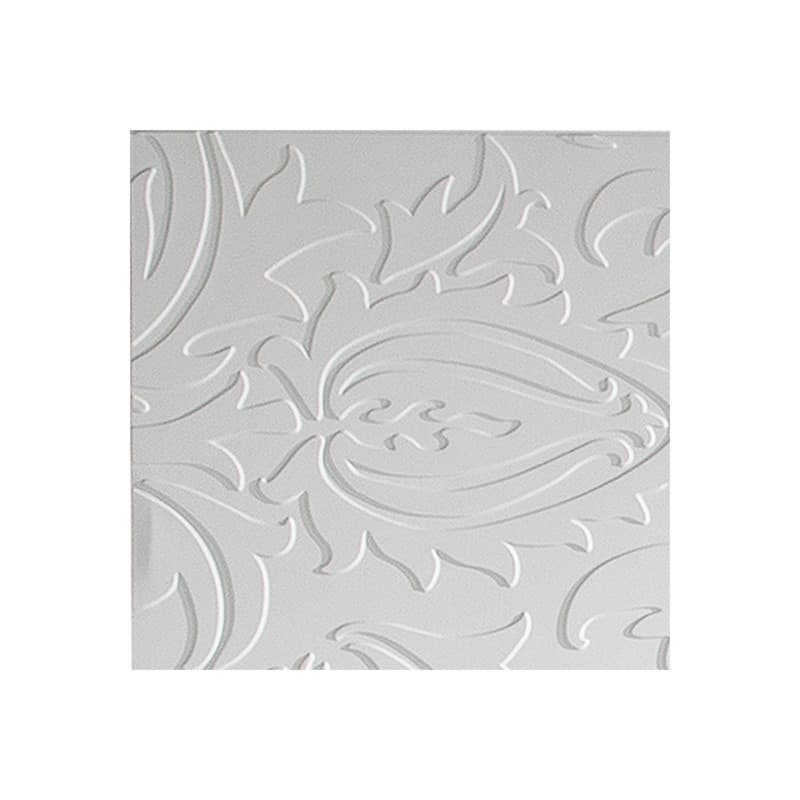 FASÄDE Nettle 4-foot x 8-foot PVC Wall Panel in Matte White - White - Sample