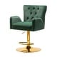 preview thumbnail 51 of 76, Loreto Modern Tufted Velvet Swivel chair with Adjustable Height by HULALA HOME