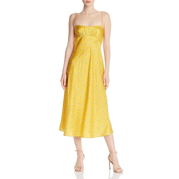 marigold slip dress