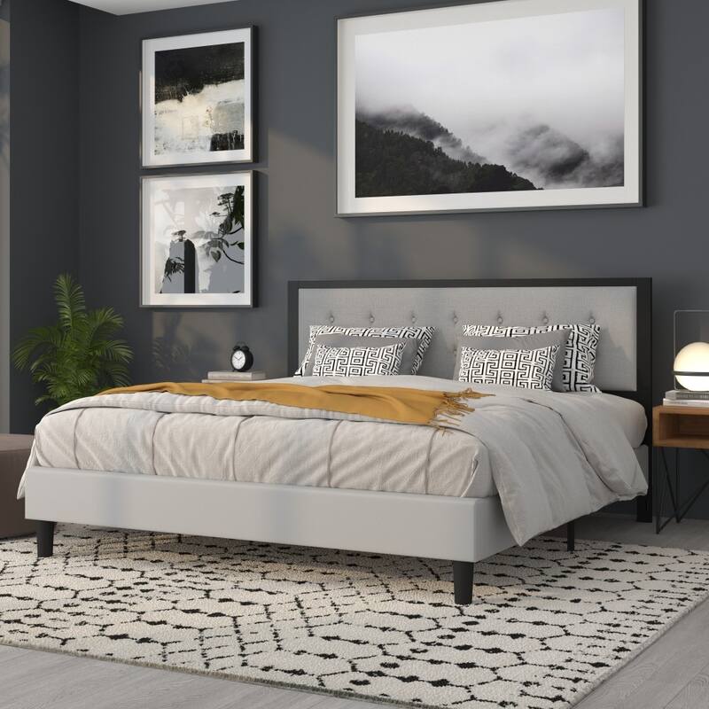 Metal Tufted Upholstered Headboard - Modern Headboard
