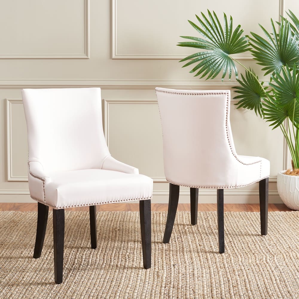 SAFAVIEH Lester Dining Chair (Set of 2) - 24"W x 25"D x 39"H