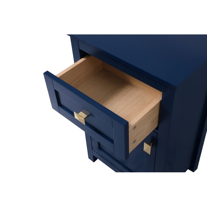 Indigo Home 18 Inch Bathroom Storage Freedstanding Cabinet
