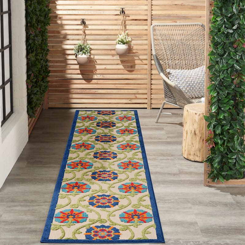 Lanikai Floral Indoor/ Outdoor Area Rug by Havenside Home