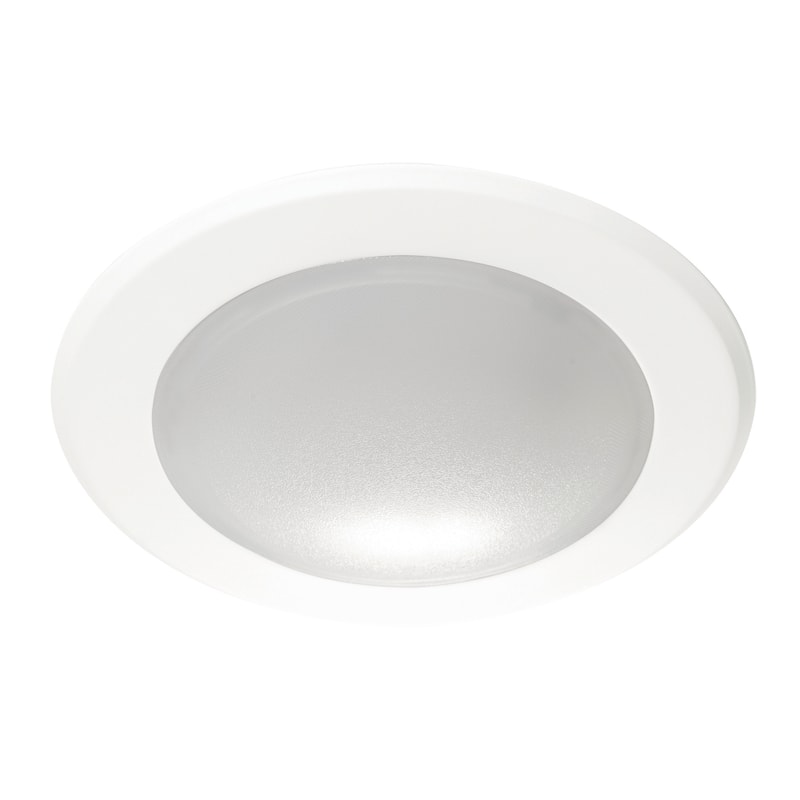 AFX Slim 4" Wide LED Flush Mount Bowl Ceiling Fixture - White