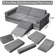 preview thumbnail 2 of 22, Modular Kids Couch 12pcs Play Couch with Ball Pit,Toddler Couch for Creative Boys Girls, Convertible Kids Sofa for Playroom
