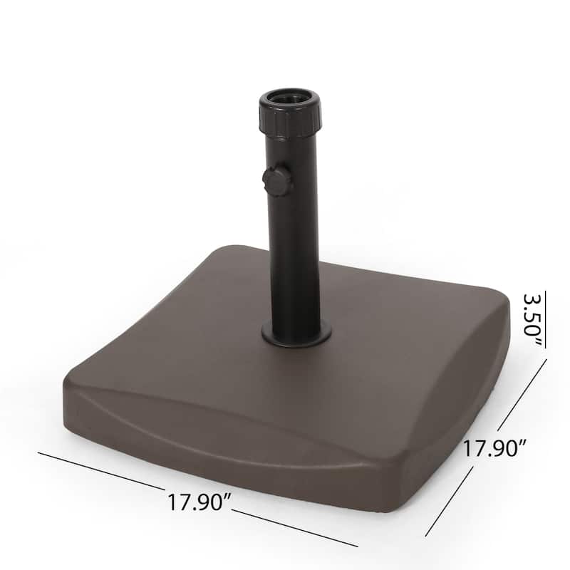 Roomfitters Square/Round 55 lbs Umbrella Base, Heavy-Duty Patio Umbrella Holder