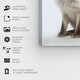 preview thumbnail 5 of 5, Wynwood Studio Canvas Animals Baby Animal Artic Fox White and Cream White Modern & Contemporary Wall Art Canvas Print