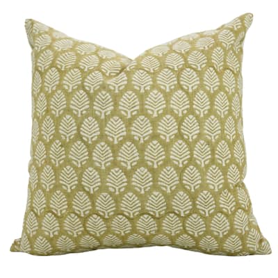 Fabdivine 14x36 Boho Floral or leaf Pattern Cushion Cover for Home Decor Gift Rectangle Viscose Linen Pillowcase, Sangmarmar