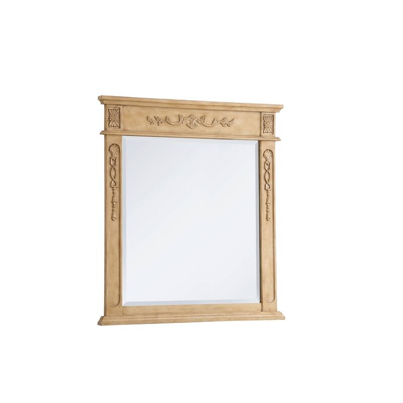 Elegant Lighting Antique Beige Vanity Mirror (22" x 28")