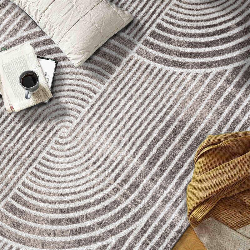 Contemporary Arch Knot Design Area Rug