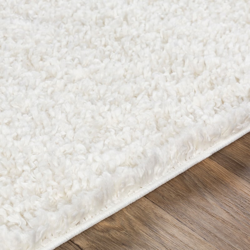 Livabliss Penny Solid Shag Area Rug