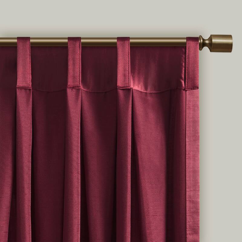 Pleat Curtain Panel with Tieback
