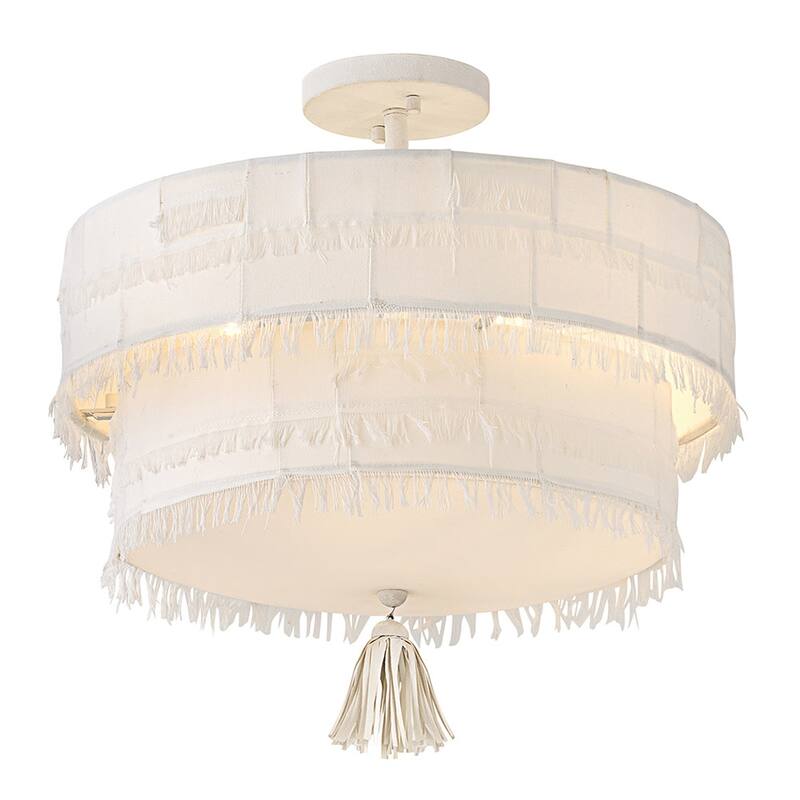 Hinkley Lighting 47421 Baya 4 Light 18" Wide Semi-Flush Ceiling