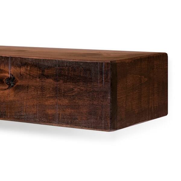 Shop Rustic Fireplace Mantel Shelf Overstock 21612269