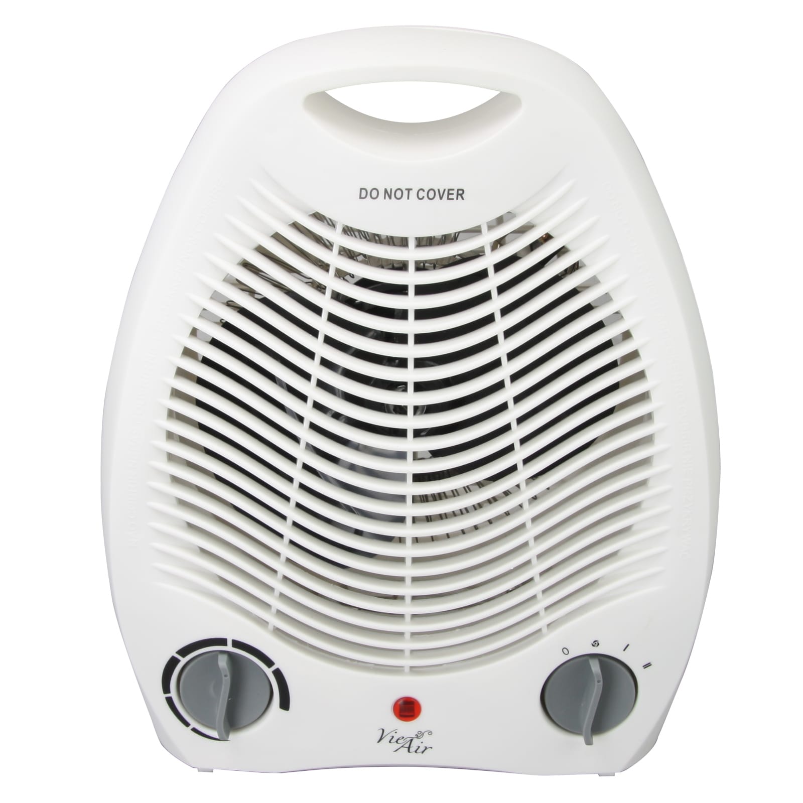 Vie Air 1500W Portable 2 Settings White Office Fan Heater w Thermostat -  Overstock - 32053063