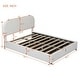 preview thumbnail 13 of 23, Full Size Teddy Upholstered Platform Bed with Hydraulic Storage System