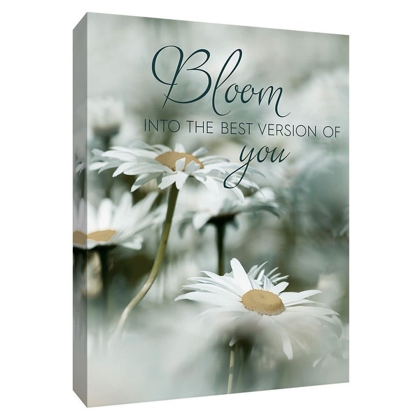 PTM Images 9-148493 PTM Canvas Collection 10" x 8" - "Bloom" Giclee Sayings & Quotes Art Print on Canvas