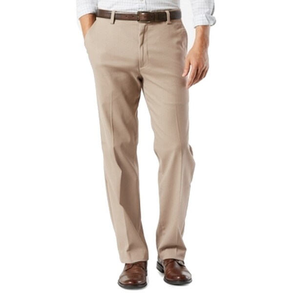 Dockers Mens Pants Beige Size 38x30 Flat Front Khakis Classic Stretch. Opens flyout.