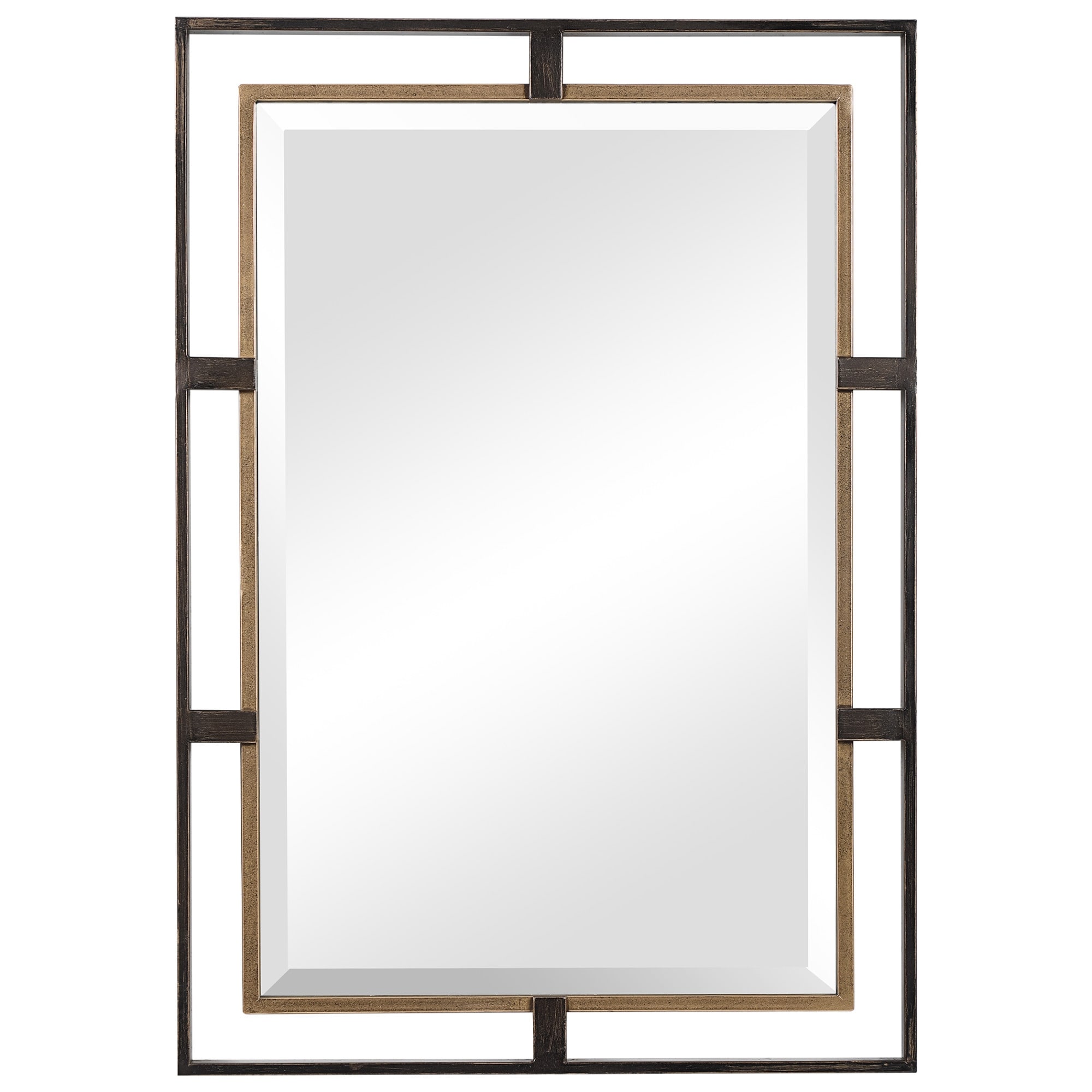 Uttermost 09711 Carrizo 22" W x 32" H Rectangular Framed Accent Mirror