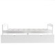 preview thumbnail 34 of 53, Contemporary Twin Platform Bed with Two Storage Drawers - Minimalist Design