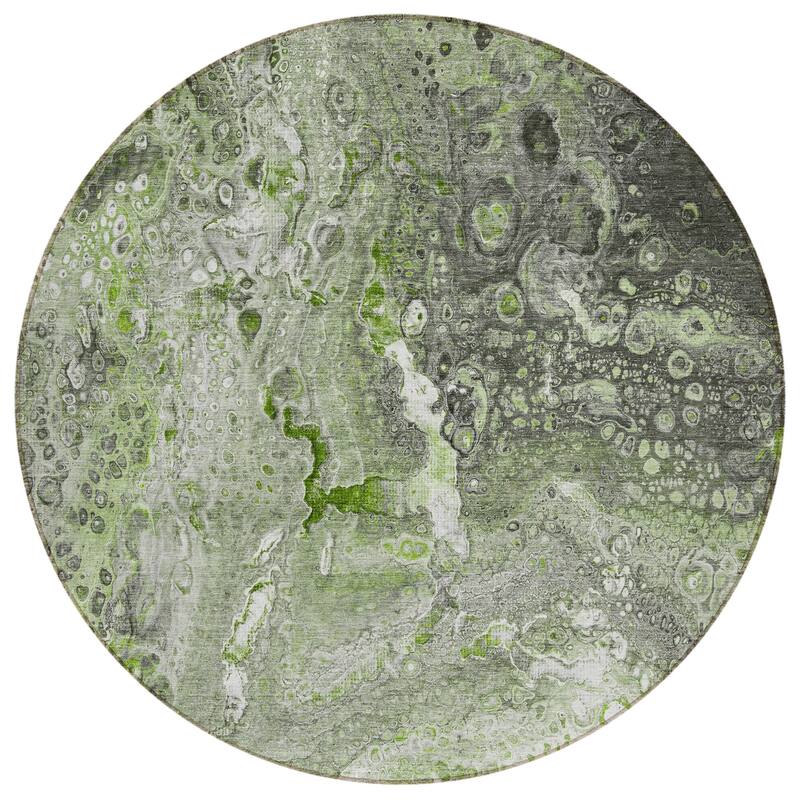Machine Washable Indoor/ Outdoor Chantille Modern Abstract Rug