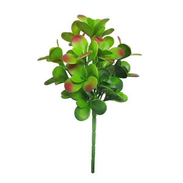 Set of 2 Artificial Jade Leaf Stem Plant Greenery Foliage Bush Pick 12in -  Bed Bath & Beyond - 32362273