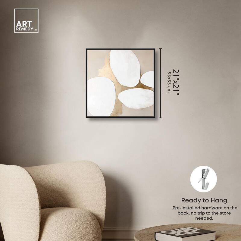 Stacked Stones III Canvas by Art Remedy