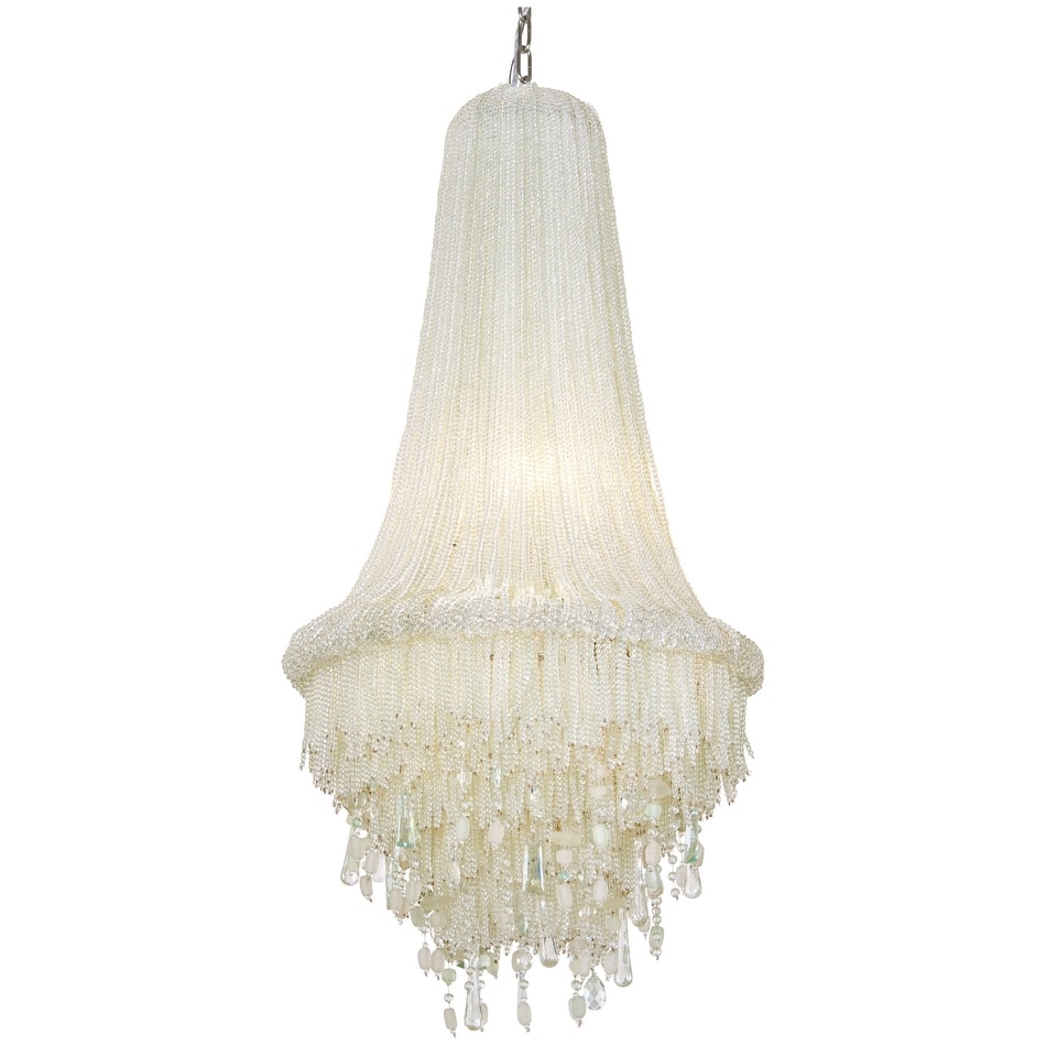 Metropolitan N1518 Crystal Reign 4 Light 20" Wide Crystal Pendant