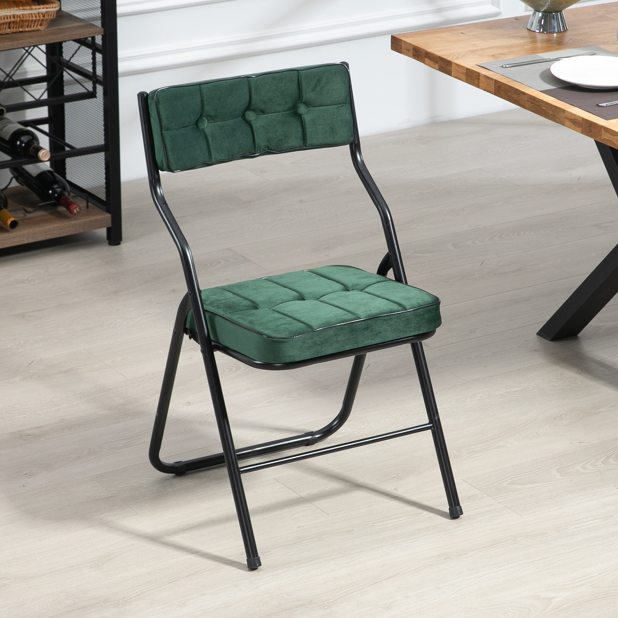 Folding chair velvet discount