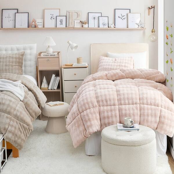 Git Puffy Cozy - Coma Inducer Oversized Comforter Set - Whisper Pink