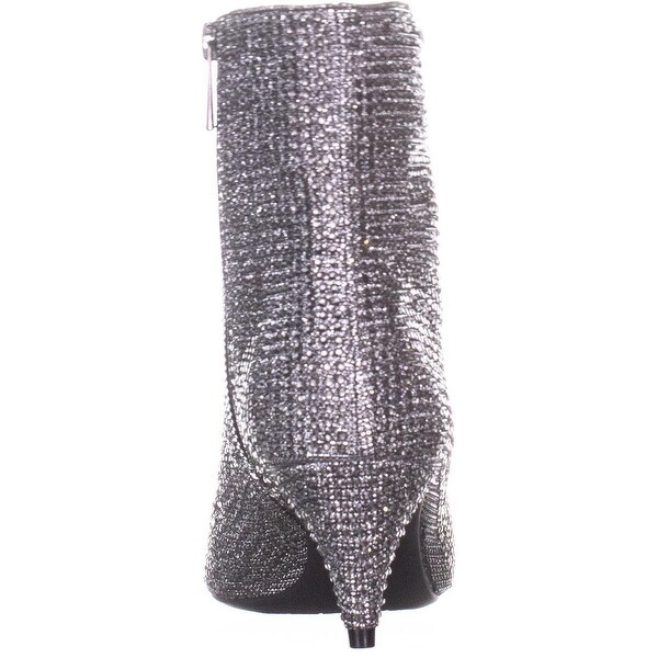 michael kors silver ankle boots
