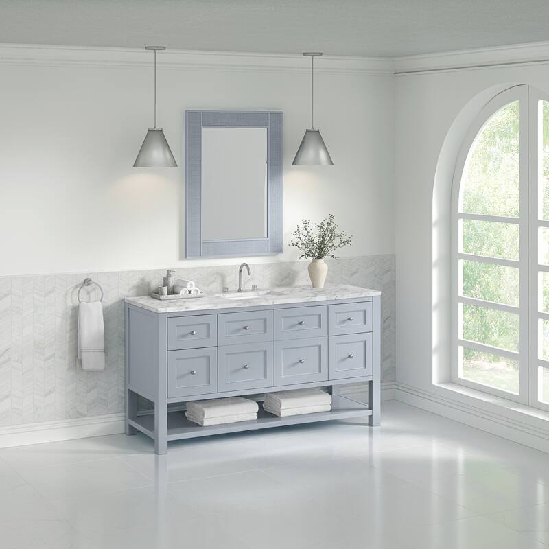 Breckenridge 60" Single Vanity, Serenity Blue