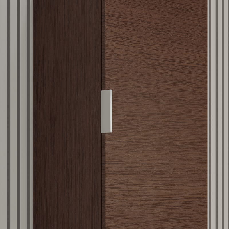 Eviva Galsaky 14"W x 13"D x 27"H Wenge Wall-Mounted Linen Cabinet