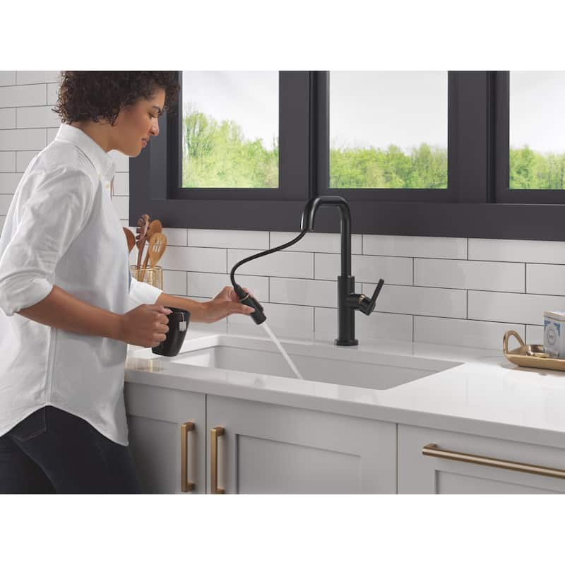 Delta 19868LF Nicoli 1.8 GPM Single Hole Pull Down Kitchen Faucet