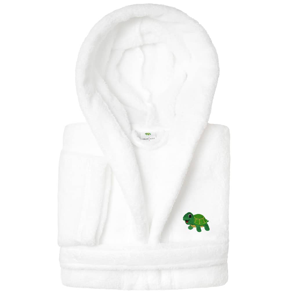Sweet Kids 100% Polyester SUPER PLUSH Double Brushed Hooded Bathrobe - TURTLE