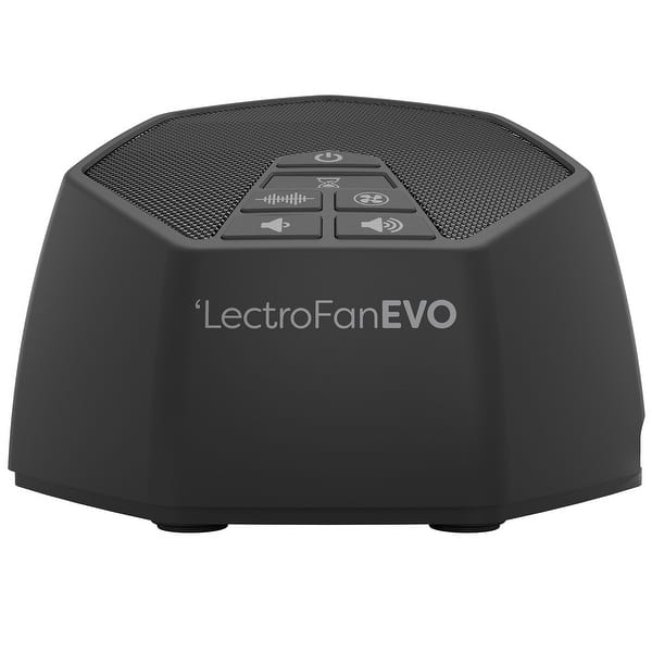 slide 1 of 5, LectroFan EVO Noise Machine For Sleep, Rest and Relaxation, in Black. - Multi