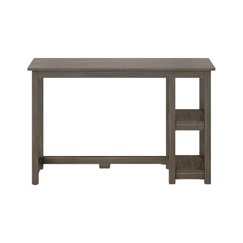 Plank and Beam Desk with Bookshelves